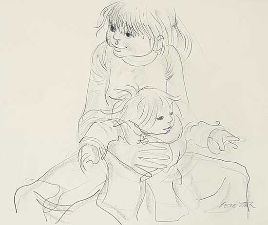 #2366 ~ Winter - Sisters
