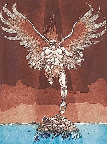 #2198 ~ Restoule - Thunderbird Man  #7/50