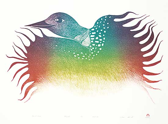 #2200 ~ Saila - Loon at Sunrise  #5/50