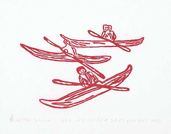#2306 ~ Talirunili - Hunters in Kayak  #5/35