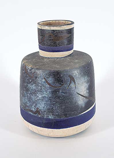#2332 ~ Dexter - Untitled - Raku Vase