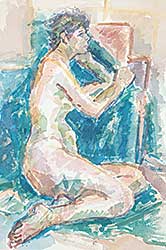 #2028 ~ Mackie - Untitled - Contemplative Nude