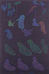 #2119 ~ Iquliq - Untitled - Birds, Fish and Seals