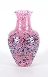 #2343 ~ Held - Untitled - Pink and Blue Vase
