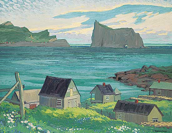 #20 ~ Broomfield - Perce Village from Bonaventure Island Gaspe Quebec
