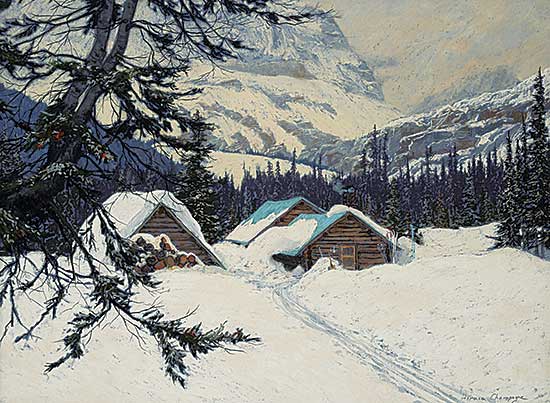 #25 ~ Champagne - Untitled - Snowed In
