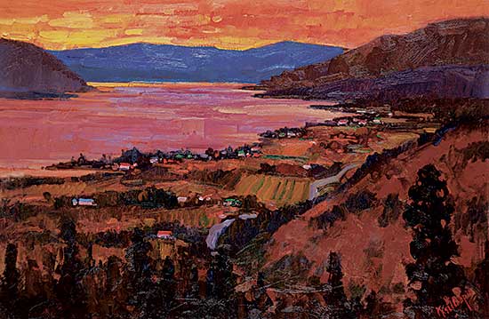 #52 ~ Gillespie - Sunset Over Naramata