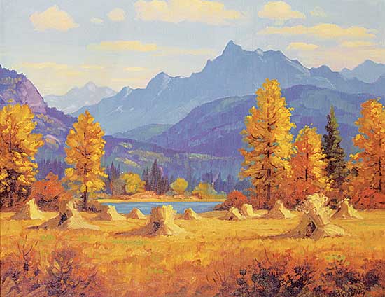 #57 ~ Gissing - Autumn Near Spillimacheen