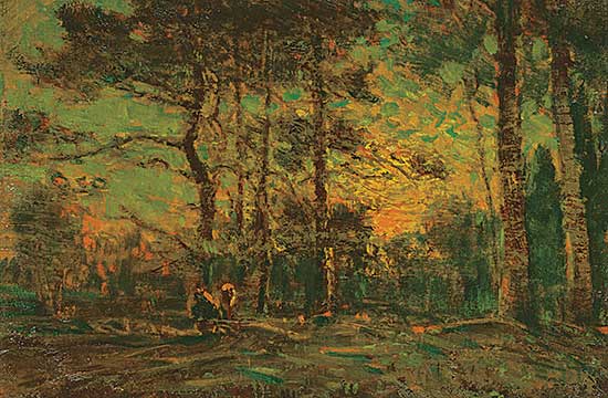 #68 ~ Henderson - Untitled - Forest Sunset