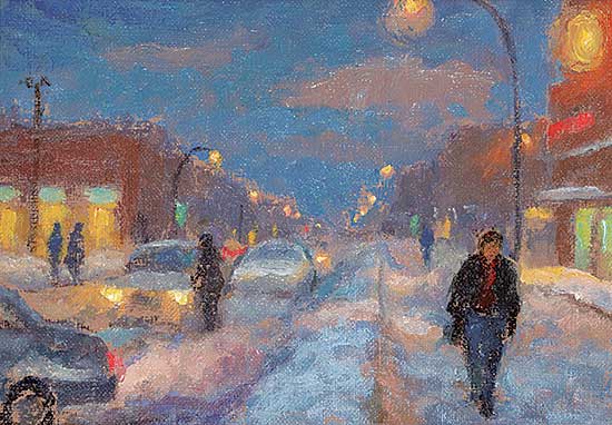 #407 ~ Bittar - Evening Stroll - Montreal