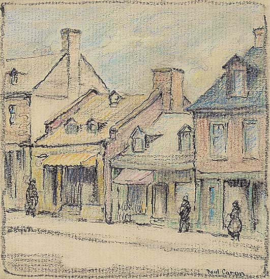 #413 ~ Caron - Old Shops, St. Lawrence and Main, Montreal