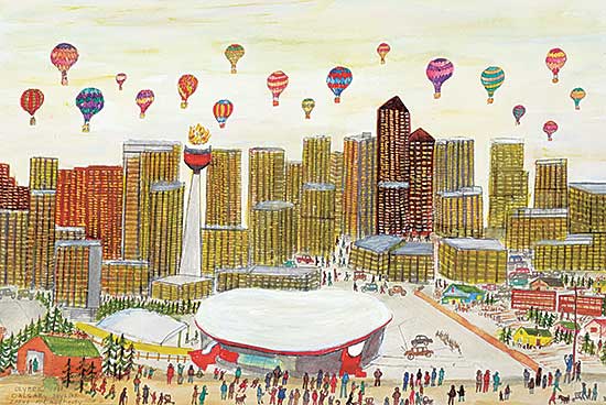 #469 ~ McCaugherty - Olympic 1988 Calgary Skyline