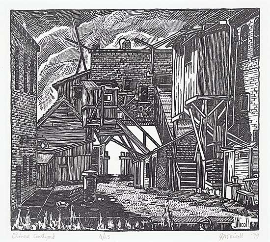 #486 ~ Nicoll - Chinese Courtyard  #4/65