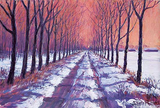 #493 ~ Phelps - View South of Botrell