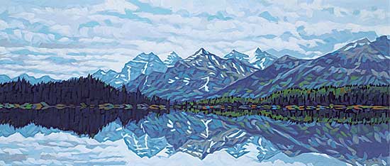 #518 ~ Sinclair - Reflections of Mt. Temple