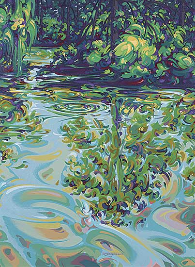 #529 ~ Thibault - Reflections in a Pond