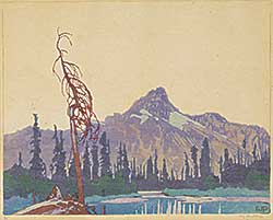 #107 ~ Phillips - Mount Cathedral from Lake O'Hara, British Columbia  #95/250