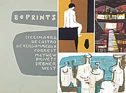 #253 ~ School - 8 Prints: Ciccimarra, De Castro, De Kergommeaux, Forrest, Mayhew, Privett, Siebner, West  #71/100