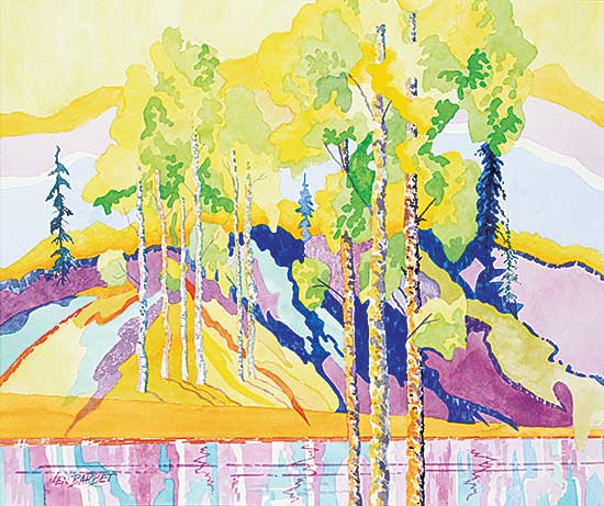#1011 ~ Barbet - Untitled - Colourful Trees