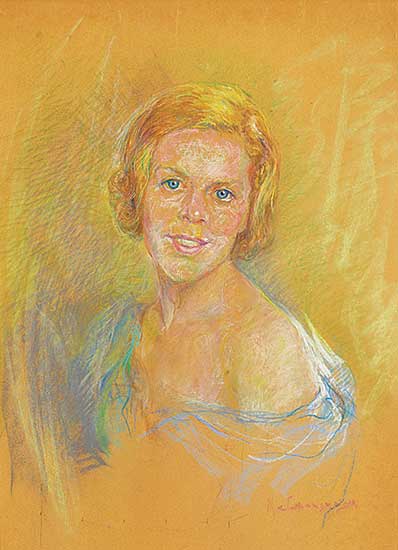#1082 ~ de Grandmaison - Untitled - Young Lady
