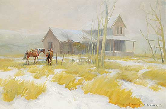 #1083 ~ de Grandmaison - Evening Snow