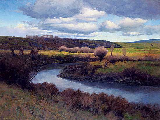 #1111 ~ Flodberg - Rosebud River, Early Spring