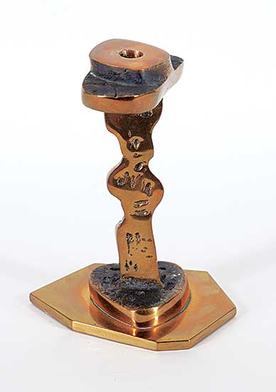 #1192 ~ Leadbeater - Untitled - Abstract Candle Holder  #13