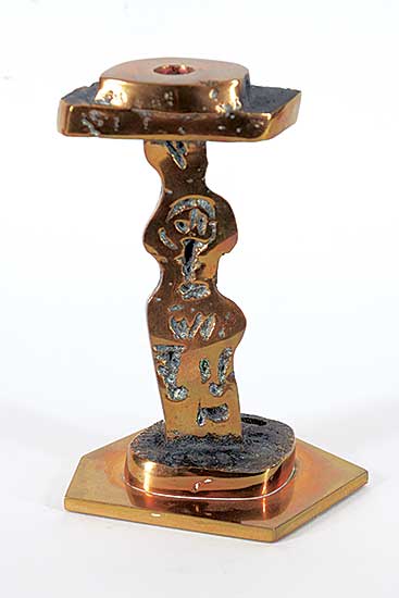 #1193 ~ Leadbeater - Untitled - Abstract Candle Holder  #14