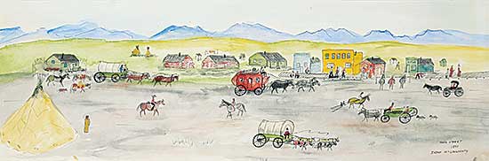 #1233 ~ McCaugherty - Main Street, 1890