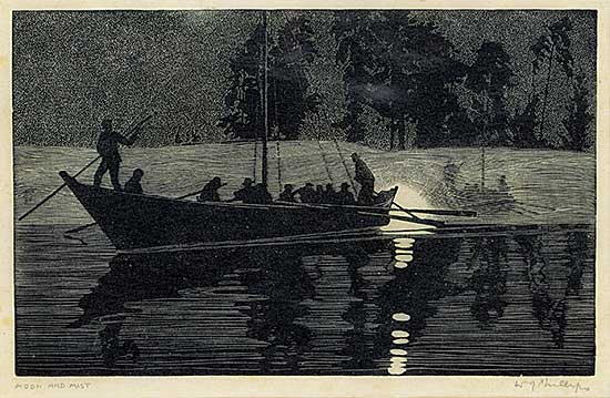 #1282 ~ Phillips - Moon and Mist, York Boats