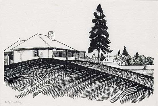 #1283 ~ Phillips - Engineer's House and South Wall