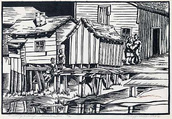 #1311 ~ Robinson - Fishing Village, Steveston, B.C.  #19/50