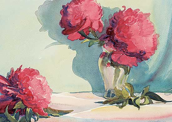 #1340 ~ Shelton - Pink Peonies