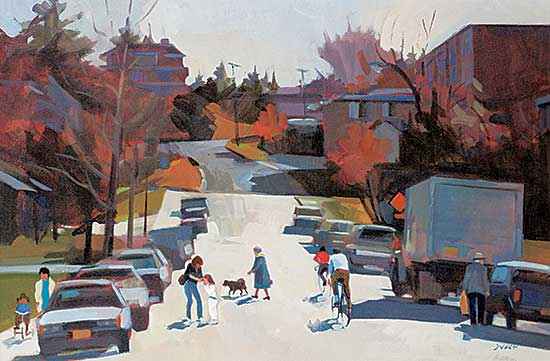 #1386 ~ Vest - Calgary St. Scene [Mount Royal Area]