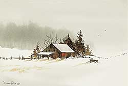 #1303 ~ Reid - Untitled - Winter Barn