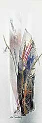 #1375 ~ Tremblay Thaychi - Untitled - Abstract Stem Forms