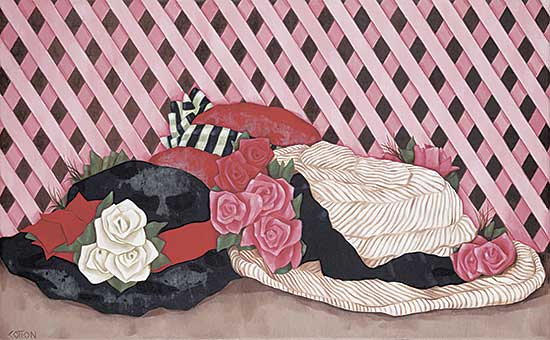 #638 ~ Cotton - Untitled - Garden Hats