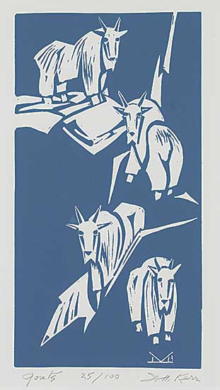 #724 ~ Kerr - Goats  #25/100