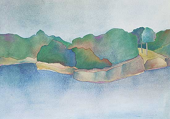 #749 ~ Malin - Untitled - Island Forms