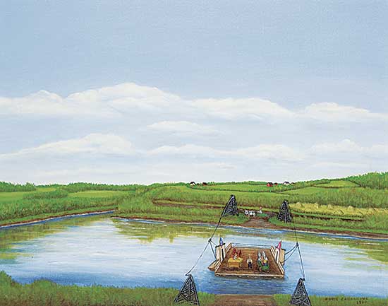 #895 ~ Zaharichuk - Ferry Crossing