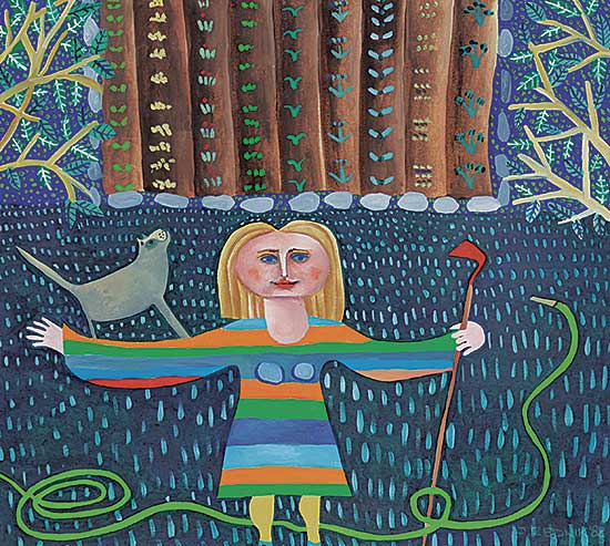 #898 ~ Zednik - Untitled - Vegetable Patch