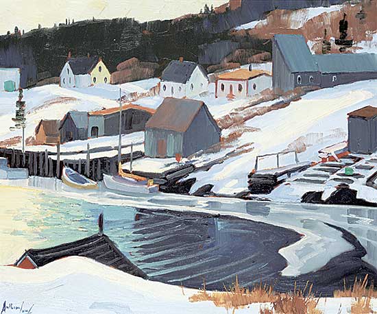 #108 ~ Law - Winter Afternoon - Herring Cove, Nova Scotia