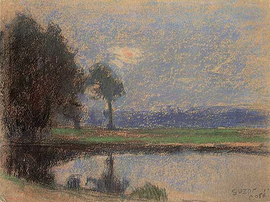 #158 ~ Suzor-Cote - Landscape with Pond