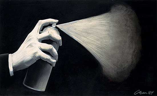 #209 ~ Cran - Hand, Spray Can and Spray