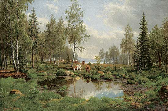 #302 ~ Bogh - Untitled - Cattle Grazing