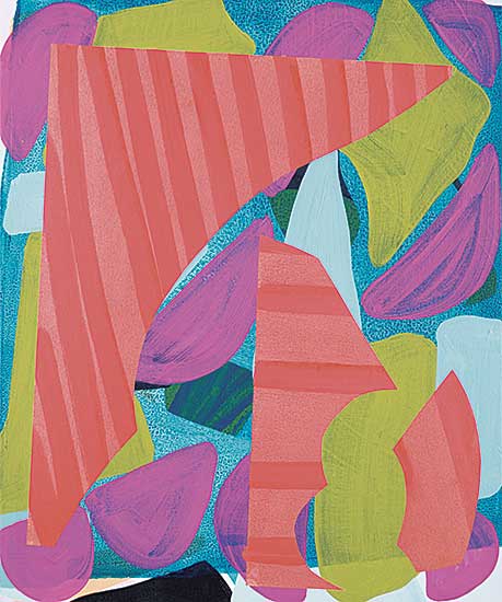 #406 ~ Bartlett - Untitled - Neon Splash