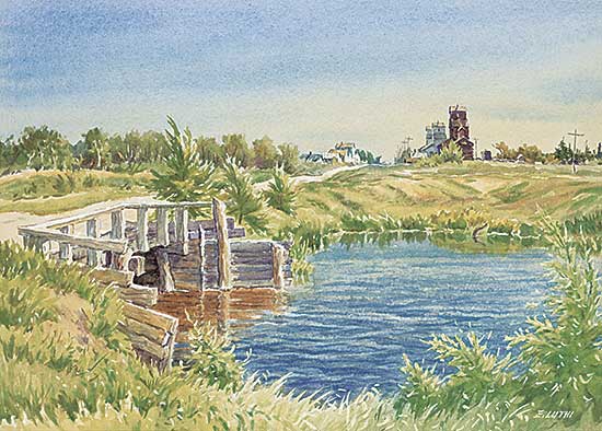 #446 ~ Luthi - Untitled - Spring Scene