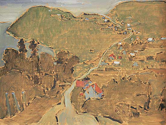 #450 ~ McInnis - Road to the Sky, Chemin vers le Ciel, Port au Persil