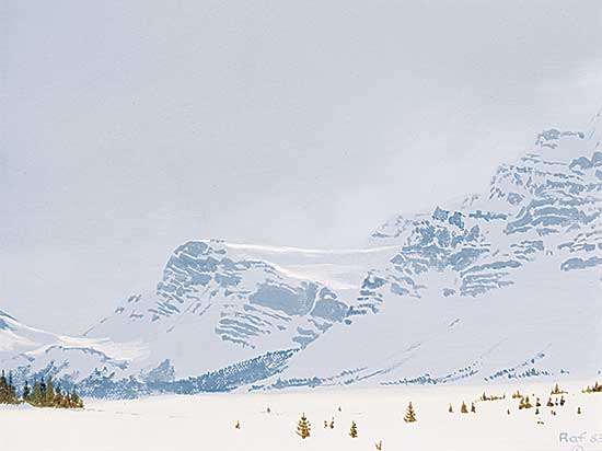 #474 ~ Raftery - Bow Lake, Winter