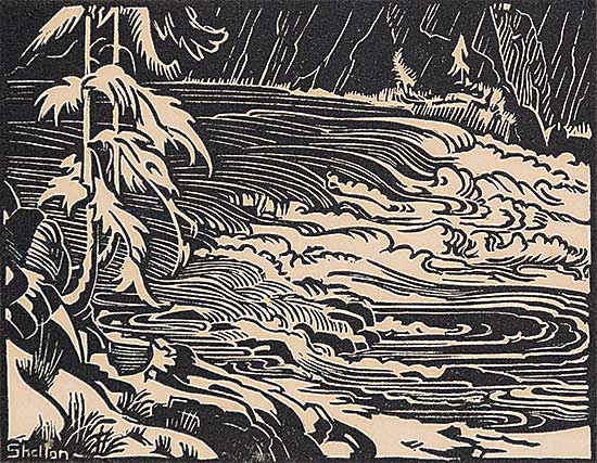 #482 ~ Shelton - Bow Falls, Banff